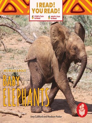 cover image of We Read about Baby Elephants